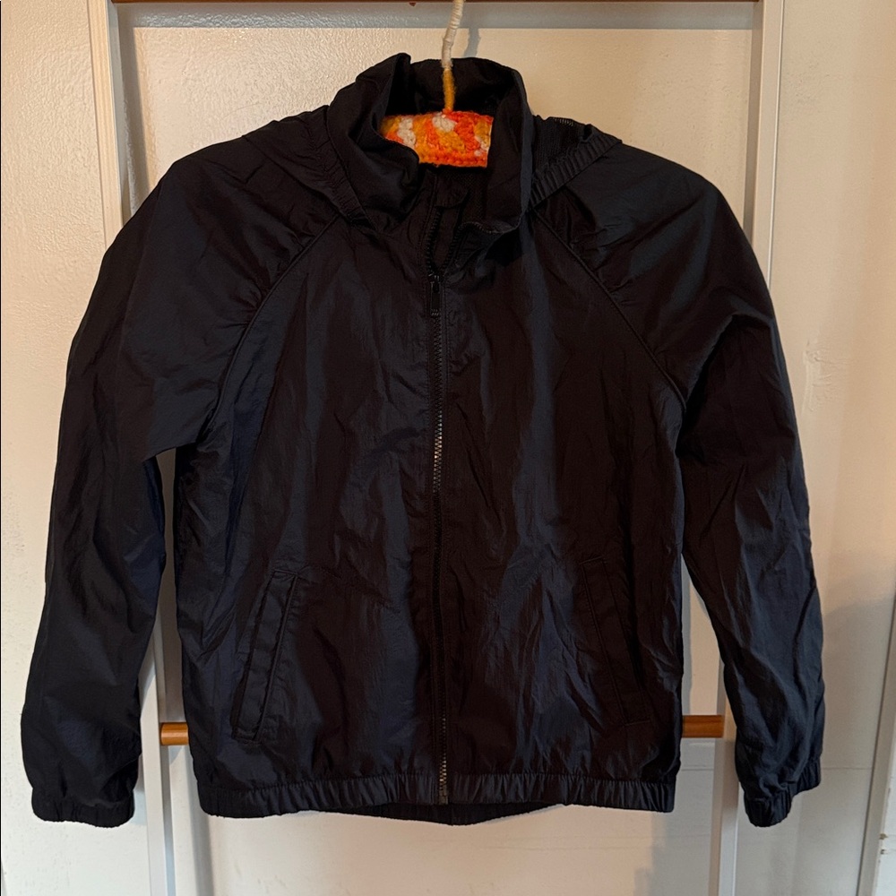 All in Motion Black Windbreaker